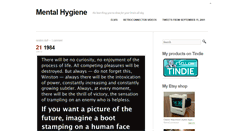 Desktop Screenshot of mentalhygiene.com